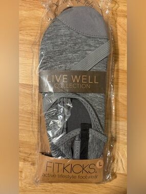 FITKICKS New  Active Lifestyle footwear Live Well Collection Grey size L 8.5-9.5